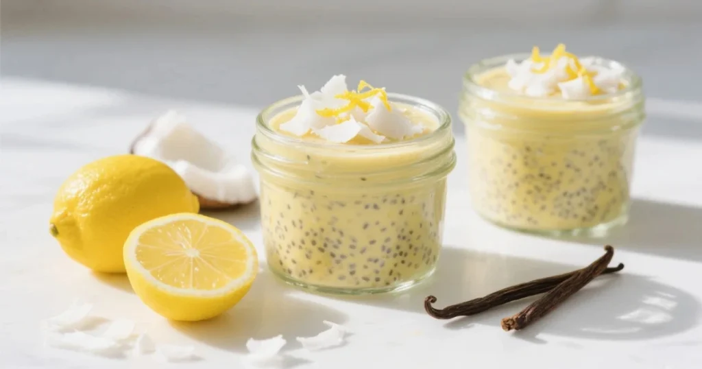 Lemon chia pudding